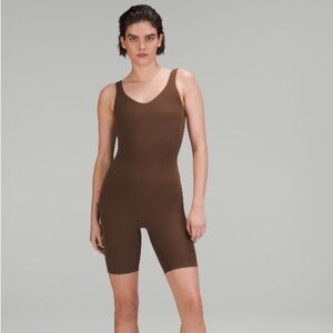 NWT Lululemon Align Bodysuit 8” Size 8 Java